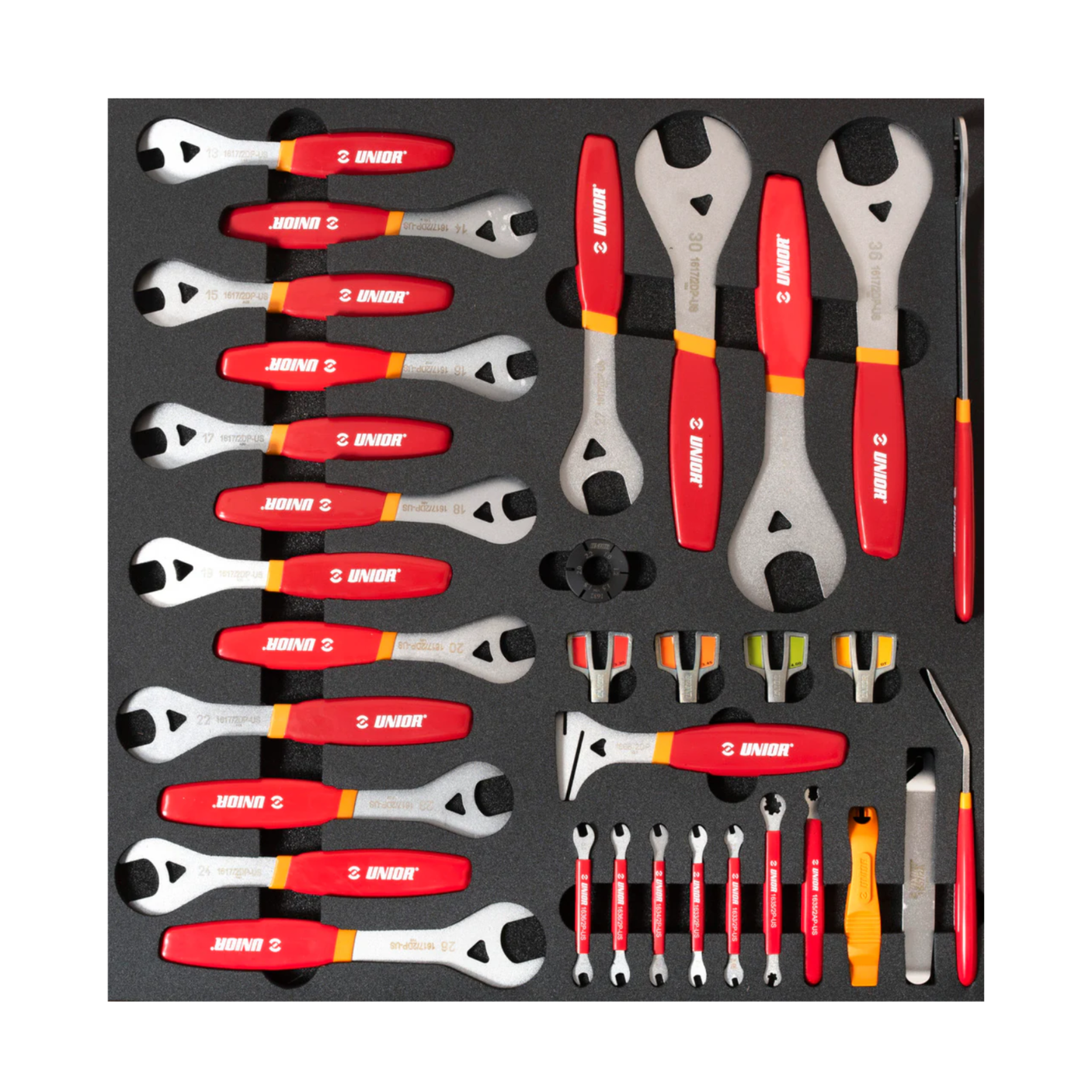 Unior Set3- 2600A-TR Set of Tools in Tray for Production Repair