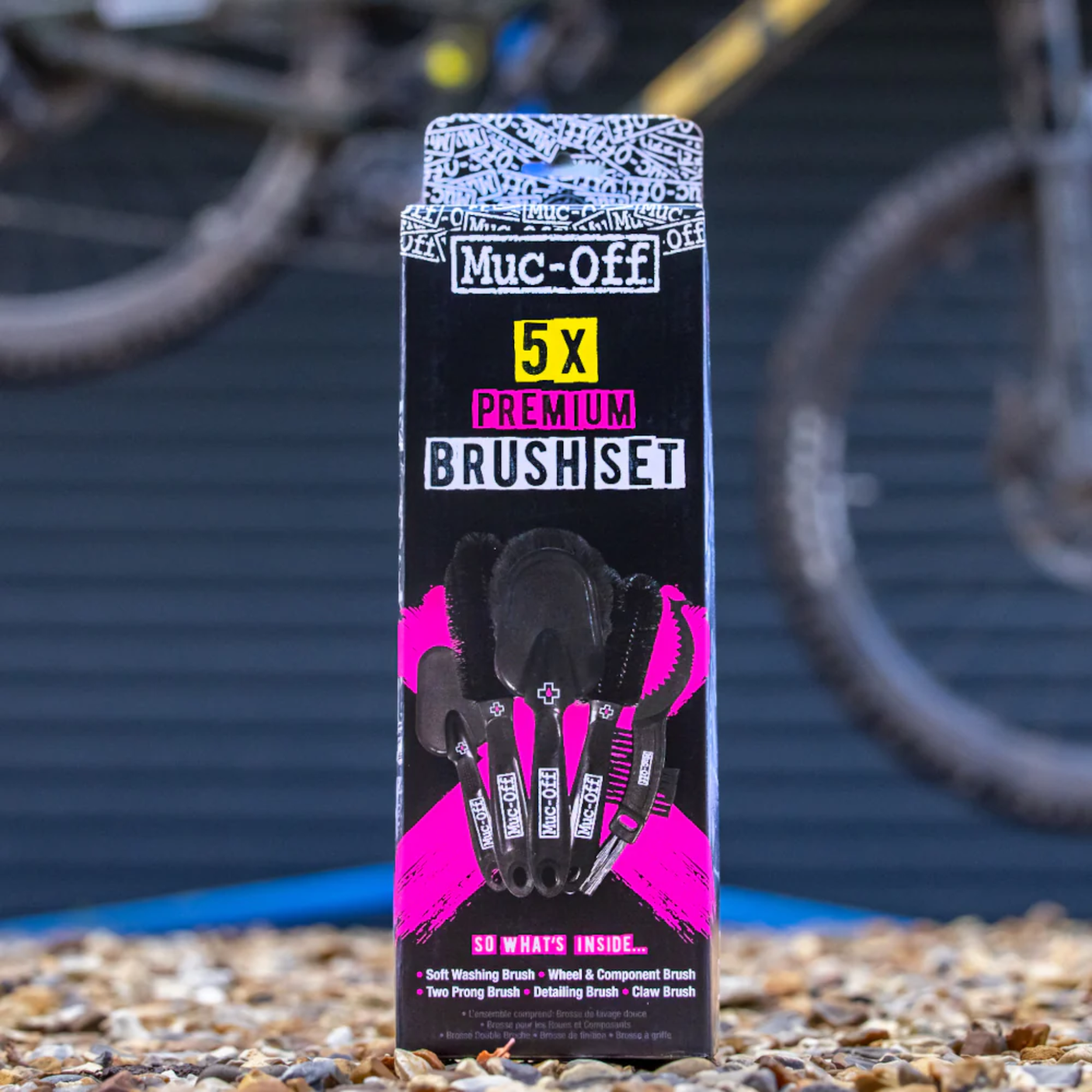 Muc-Off 5x Premium Brush Set