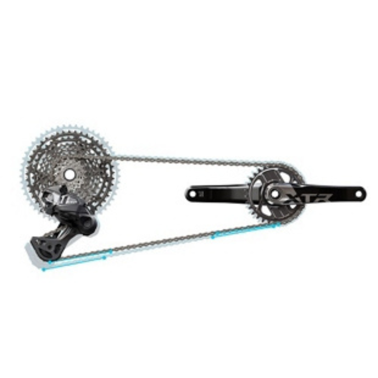 Shimano XTR M9250 Upgrade Kit - Di2 1x12-Speed with RD-M9250-SGS / SW-M9250-IR