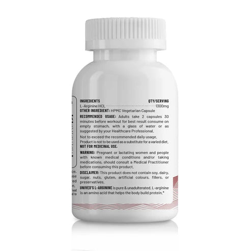 Unived L-Arginine Vegan Capsules (60)