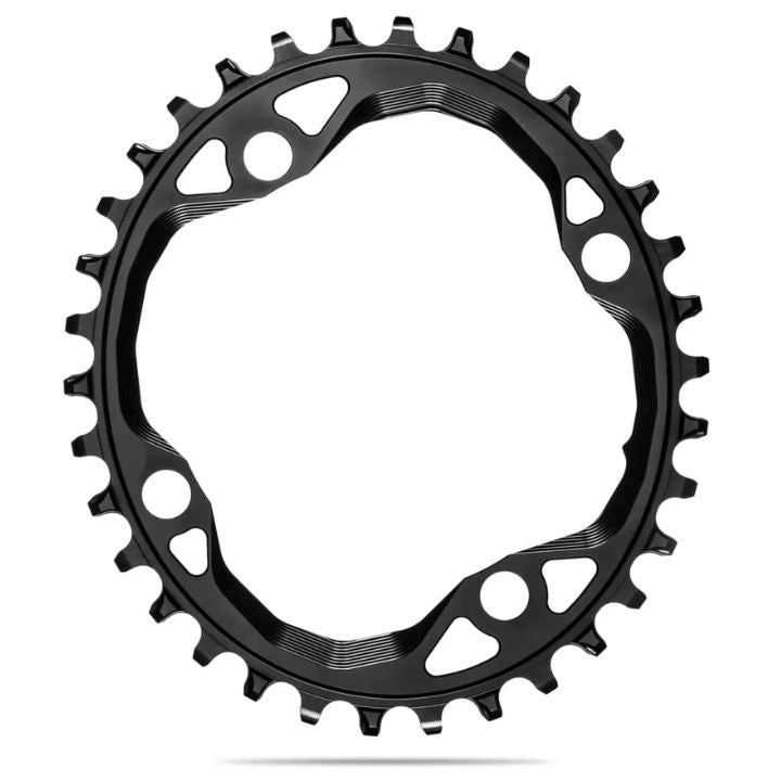 Absolute Black Oval MTB Chainring 1X 104 BCD Shimano | The Bike Affair