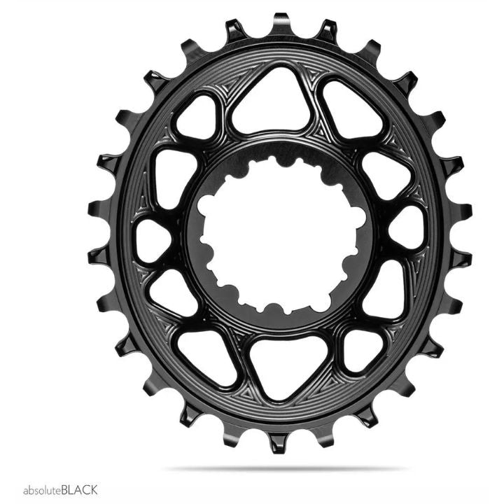Absolute Black Oval MTB Chainring 1X Direct Mount SRAM Boost148 (3mm Offset) | The Bike Affair