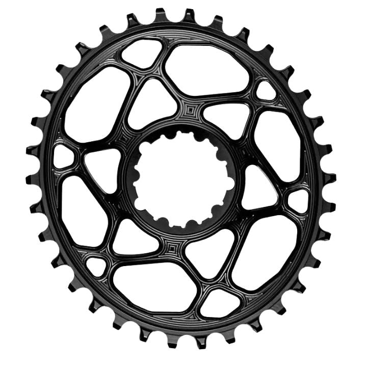 Absolute Black Oval MTB Chainring 1X Direct Mount SRAM GXP (6mm Offset) | The Bike Affair