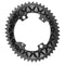 Absolute Black Oval Road/Gravel Sub-Compact Chainring 2X 110/4 BCD (48T/46T) | The Bike Affair