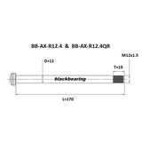 Blackbearing R12.4 12mm Thru-Axle