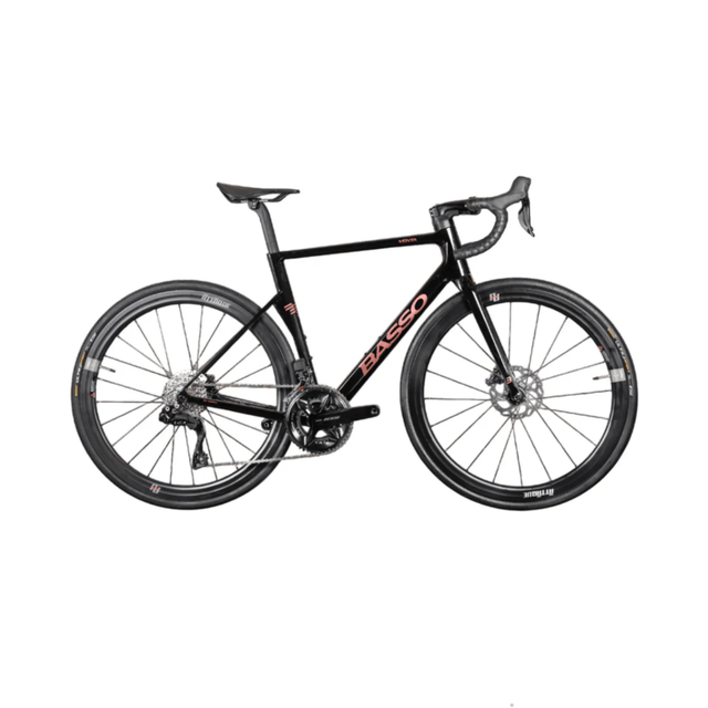 Basso Venta R 105 12S Attaque Carbon 45 DB Road Bicycle, Black