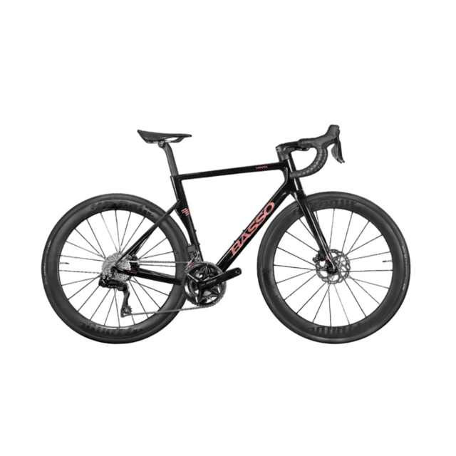 Basso Venta R 105 12S Attaque Carbon 50 DB Road Bicycle, Black