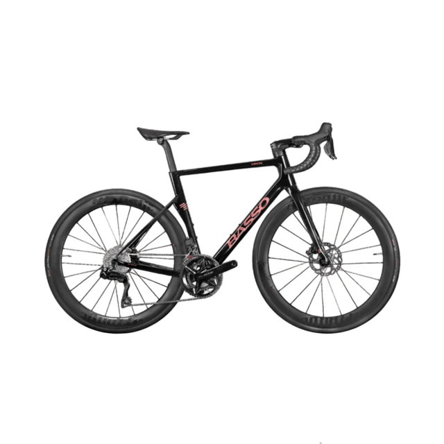 Basso Venta R 105 Di2 Attaque Carbon 50 DB Road Bicycle, Black