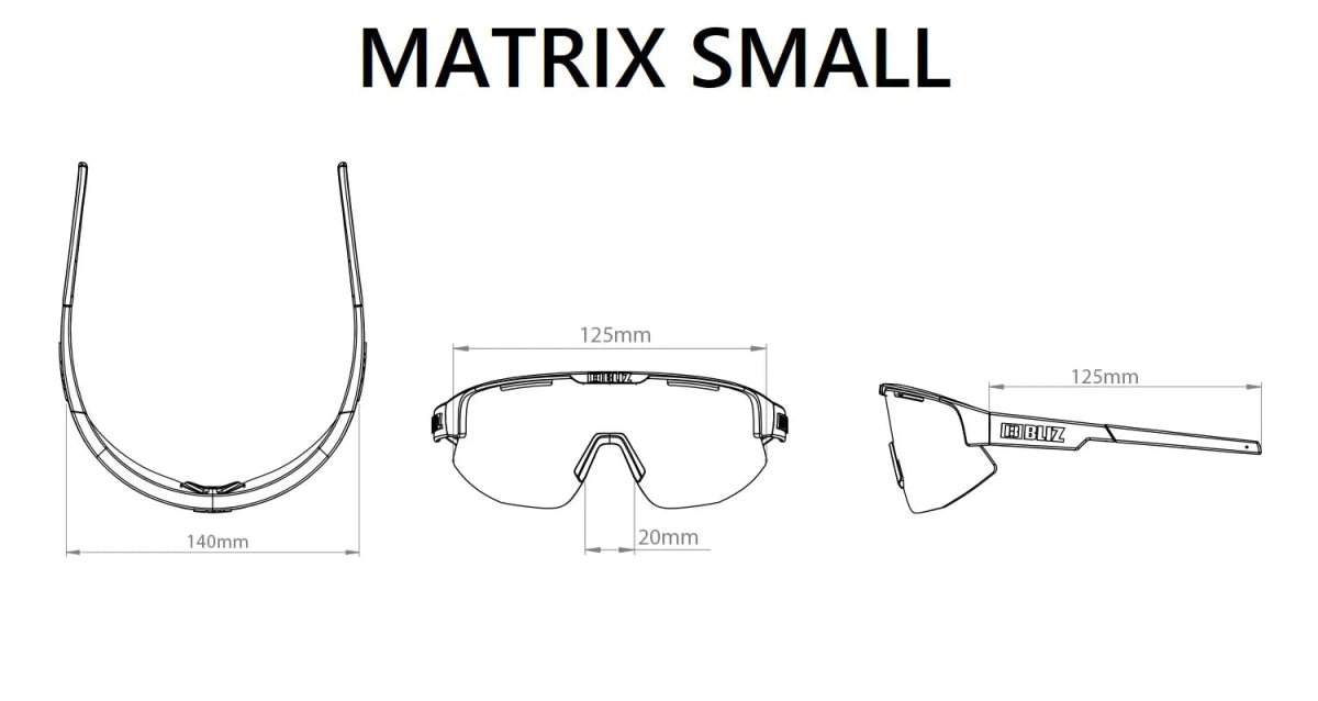 Bliz Matrix Small Extra Clear Lens M3 | The Bike Affair