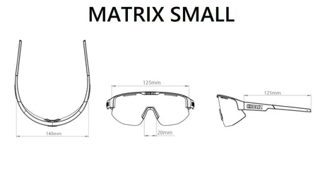 Bliz Matrix Small Extra Clear Lens M3 | The Bike Affair