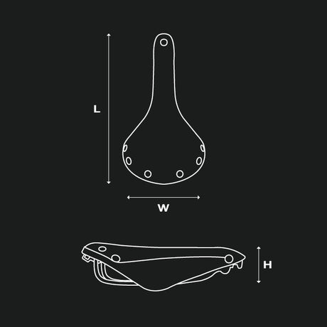 Brooks B17 Narrow Carved Saddle | The Bike Affair