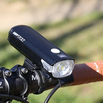 Cateye Ampp 1700 HL - EL1700RC Headlight (Rechargeable Type C) | The Bike Affair