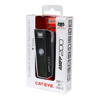 Cateye AMPP200 Head Light (Rechargeable Type C) | The Bike Affair