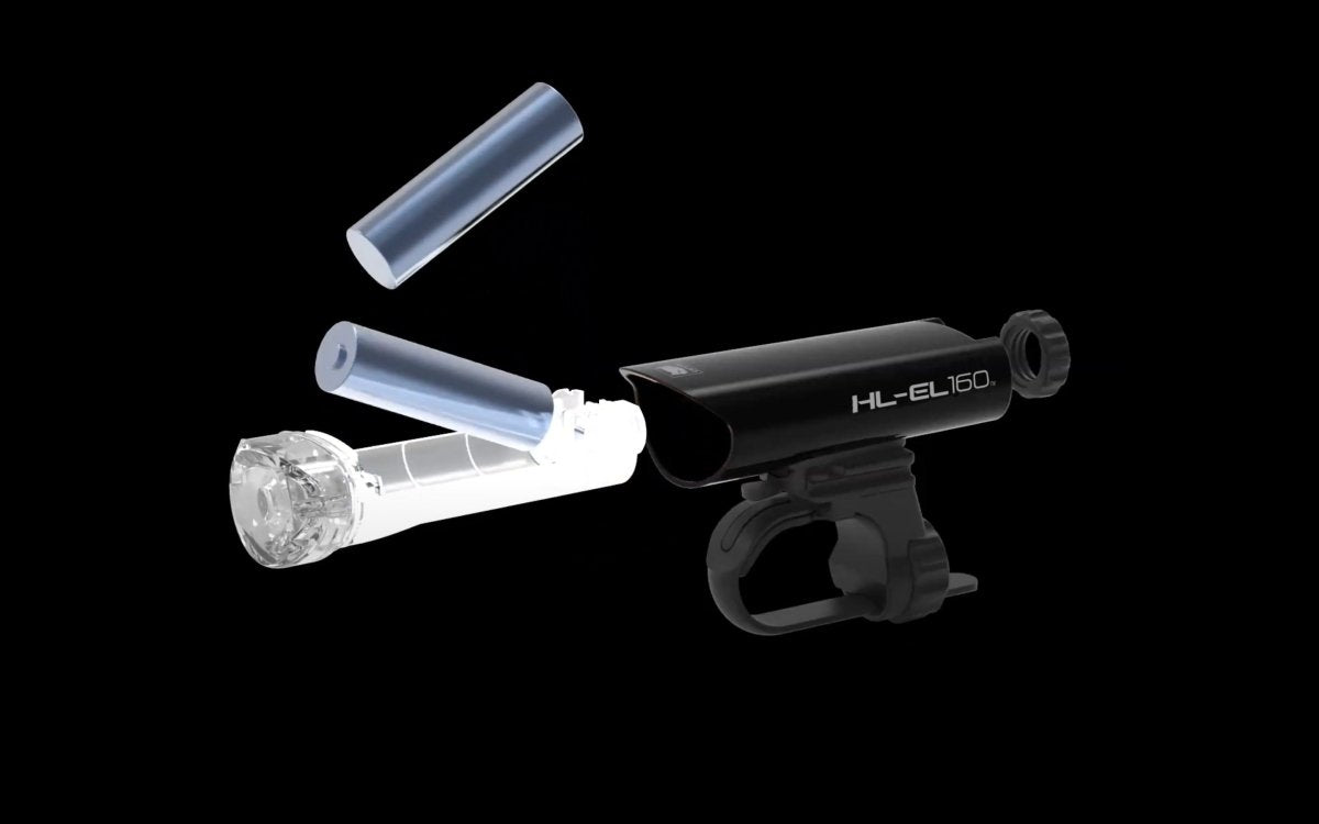 Cateye HL - EL160 Headlight (External Battery) | The Bike Affair