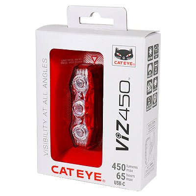 Cateye ViZ450 TL - LD820N Taillight (Rechargeable Type C) | The Bike Affair