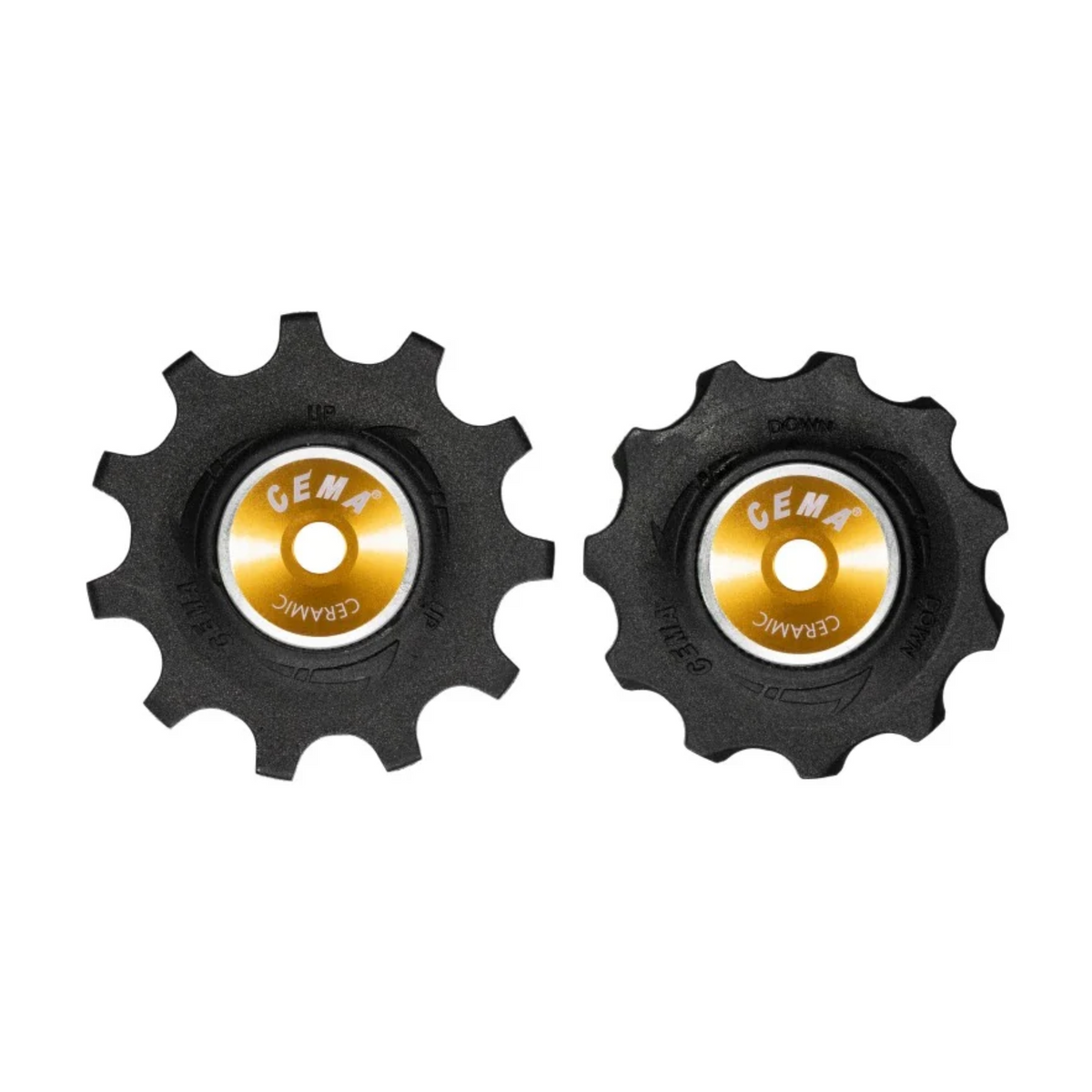 Cema Stainless Ceramic 9/10/11V (11T) Jockey Pulley Wheels