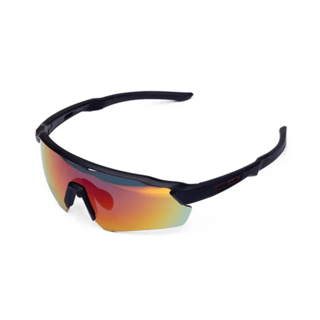 Craycol 'Bugged Out' Sport Sunglasses, Black/Red Reflective