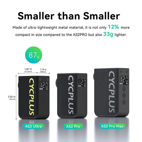 Cycplus AS2 Ultra Mini E - Pump | The Bike Affair