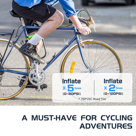 Cycplus Topump AS200 Mini E - Pump | The Bike Affair