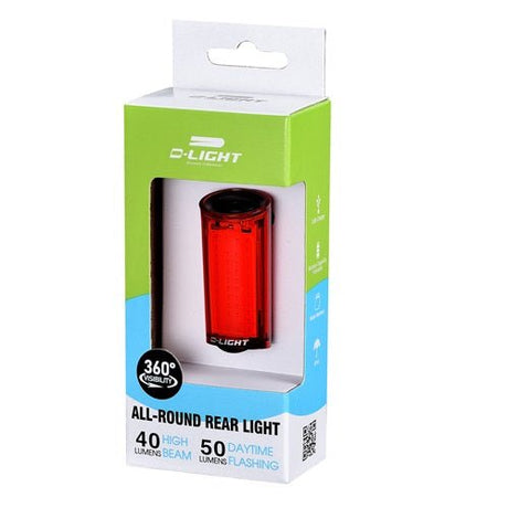 D - Light CG - 126R Rechargeable Tail Light | The Bike Affair