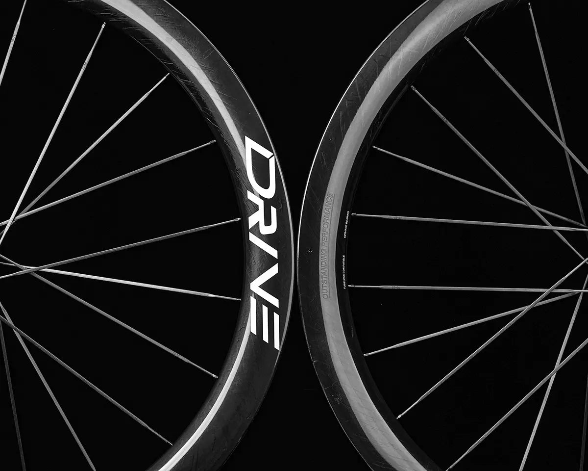 Elite Drive 50D Carbon Tubeless Ready Disc Brake Wheelset | The Bike Affair