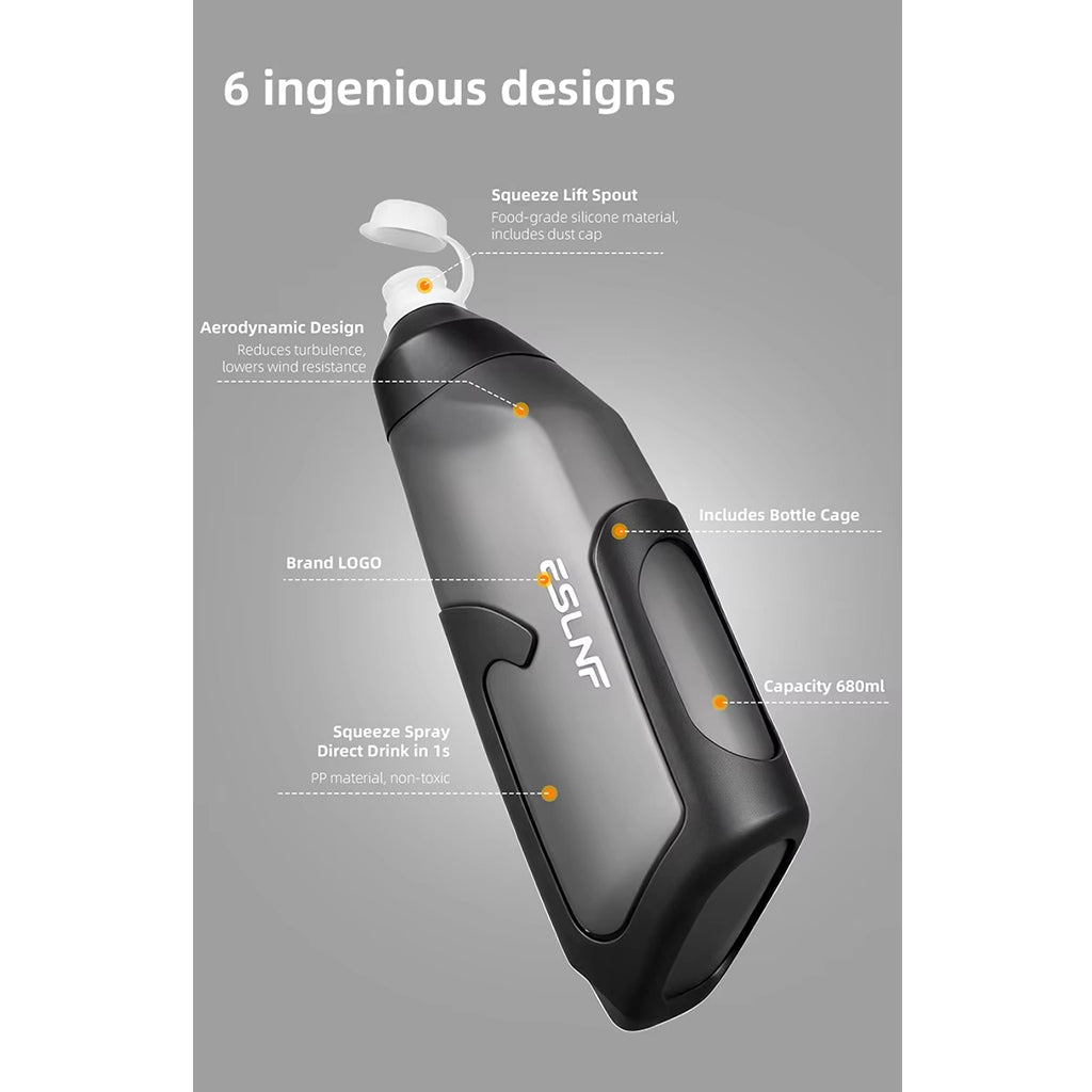 ESLNF Aero Water Bottle with Cage | The Bike Affair