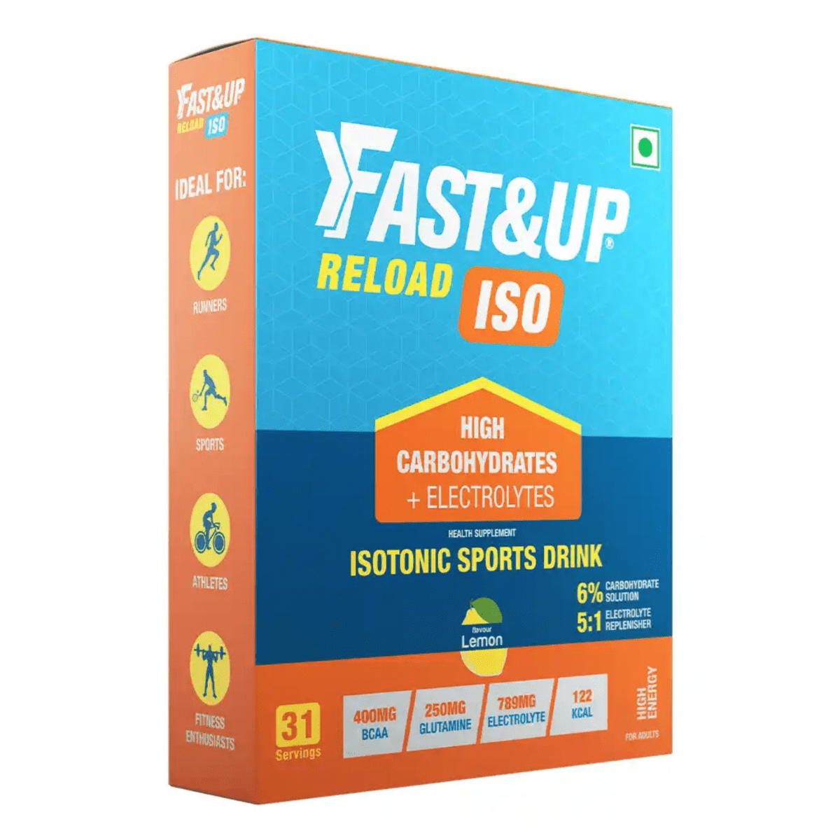 Fast&Up Reload ISO Pouch Energy Drink | The Bike Affair