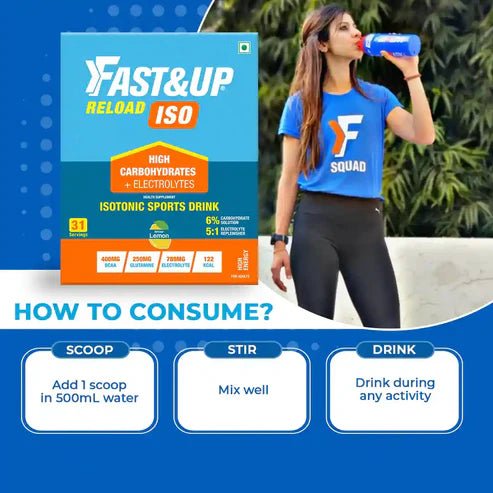 Fast&Up Reload ISO Pouch Energy Drink | The Bike Affair