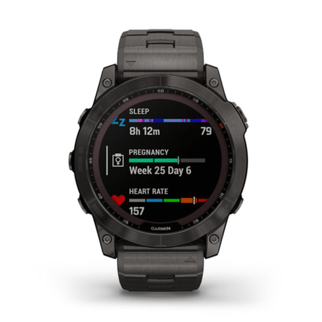 Garmin Fenix 7X Sapphire Solar Smartwatch | The Bike Affair