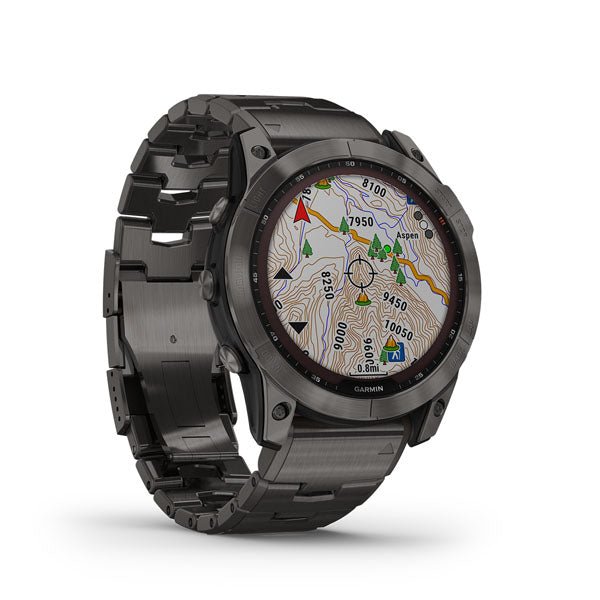 Garmin Fenix 7X Sapphire Solar Smartwatch | The Bike Affair