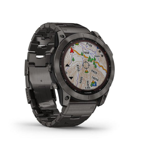 Garmin Fenix 7X Sapphire Solar Smartwatch | The Bike Affair