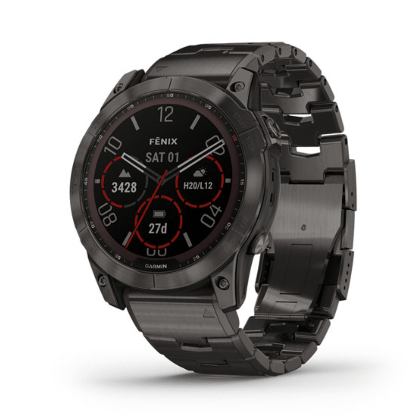 Garmin Fenix 7X Sapphire Solar Smartwatch | The Bike Affair