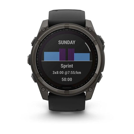 Garmin Fenix 8 Solar Sapphire Smartwatch | The Bike Affair