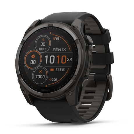 Garmin Fenix 8 Solar Sapphire Smartwatch | The Bike Affair