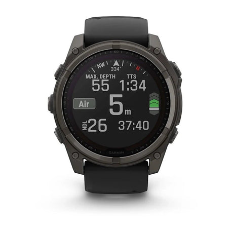 Garmin Fenix 8 Solar Sapphire Smartwatch | The Bike Affair