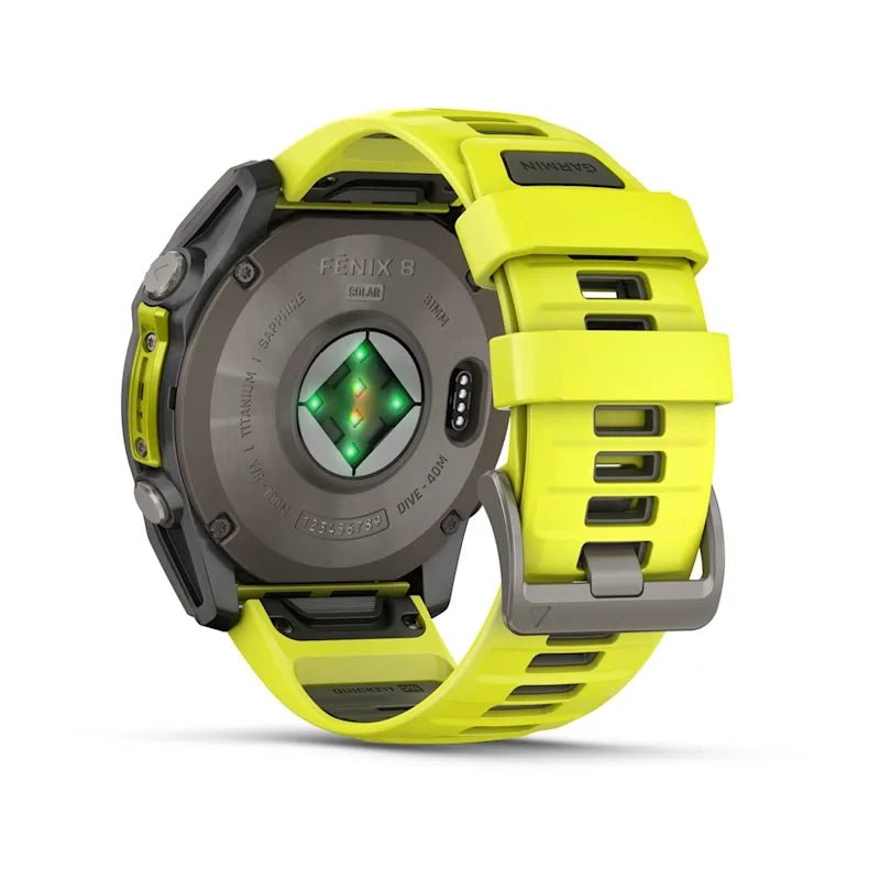 Garmin Fenix 8 Solar Sapphire Smartwatch | The Bike Affair