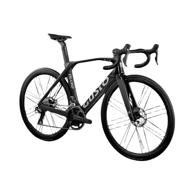 Gusto Duro Evo 105 Di2 Attaque Carbon 45 DB Road Bicycle, Black