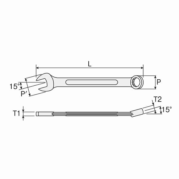 Hozan W - 520 Combination Wrench Set | The Bike Affair