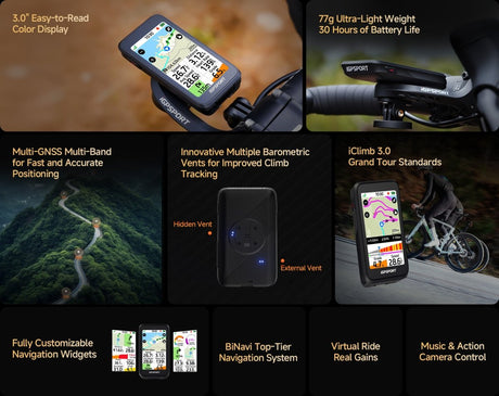 IGPSport BiNavi Air Cyclo Computer | The Bike Affair