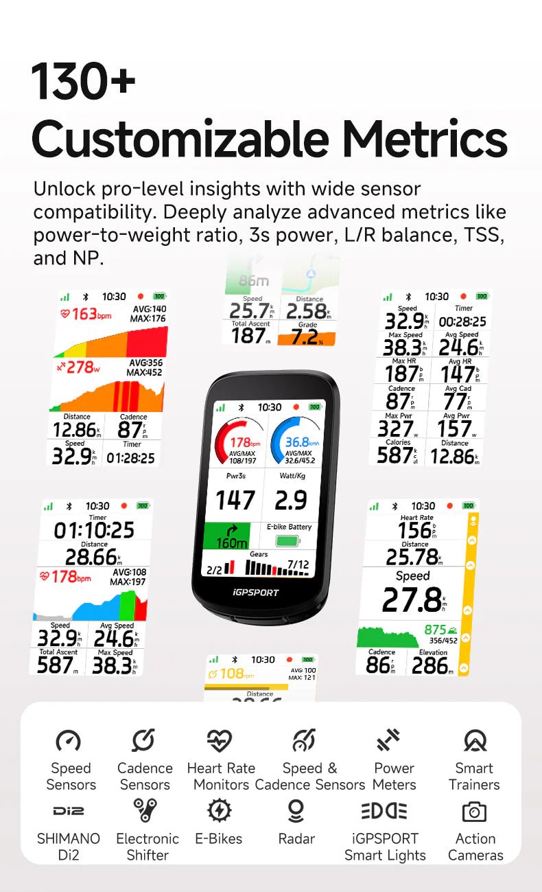 IGPSport BSC500 GPS Bike Computer | The Bike Affair