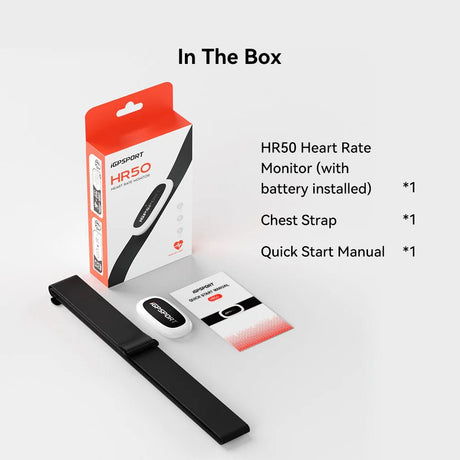 IGPSport Heart Rate Monitor 50 Chest Strap | The Bike Affair