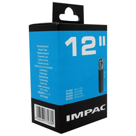 Impac AV 12 Schrader Valve Tube | The Bike Affair