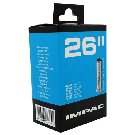 Impac AV 26 Schrader Valve Tube | The Bike Affair
