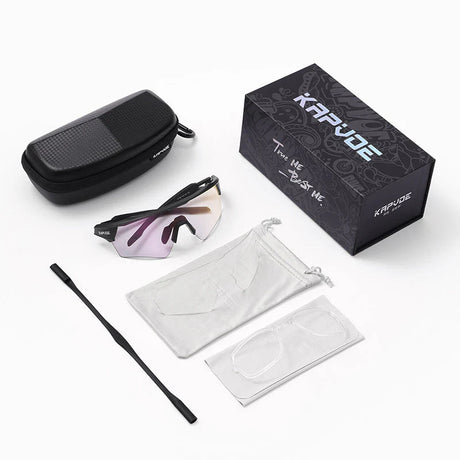 Kapvoe DreamChaser Wings Photochromic Shadowless Sunglasses | The Bike Affair