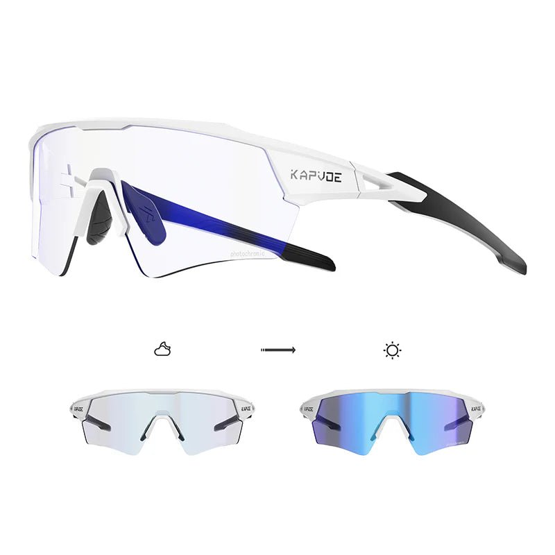 Kapvoe DreamChaser Wings Photochromic Shadowless Sunglasses | The Bike Affair