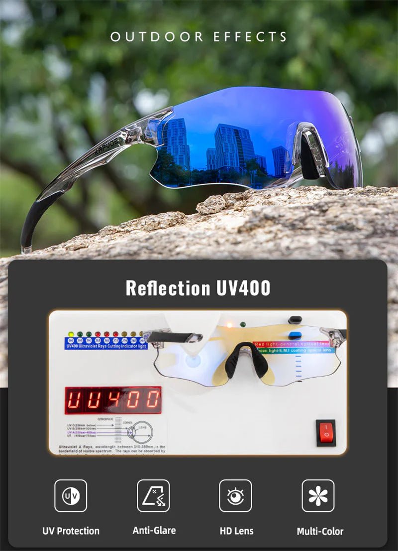 Kapvoe K1129 Color Photochromic Running Sports Sunglasses | The Bike Affair