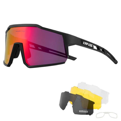 Kapvoe KE9022 Multi - Lens Sports Sunglasses | The Bike Affair