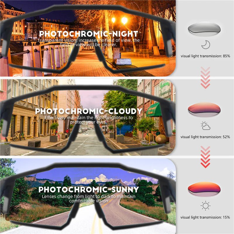 Kapvoe Revo KE9022 Photochromic Sunglasses | The Bike Affair