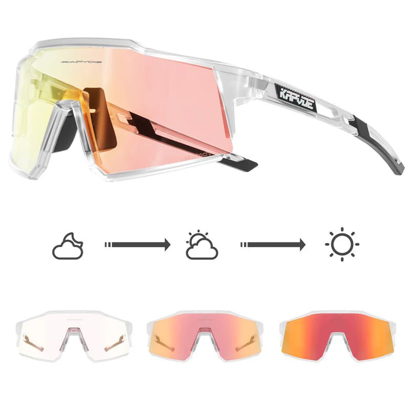 Kapvoe Revo KE9022 Photochromic Sunglasses | The Bike Affair