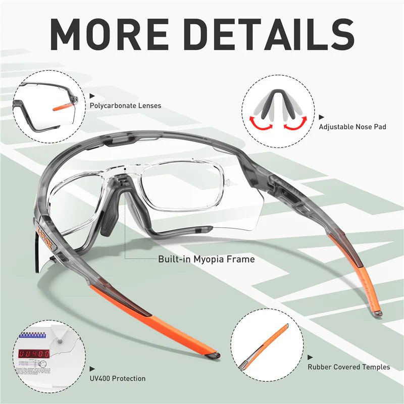 Kapvoe Revo X170 Photochromic Sunglasses | The Bike Affair
